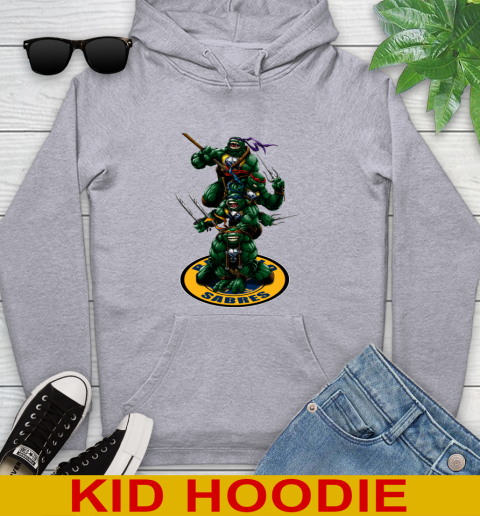 NHL Hockey Buffalo Sabres Teenage Mutant Ninja Turtles Shirt Youth Hoodie 6