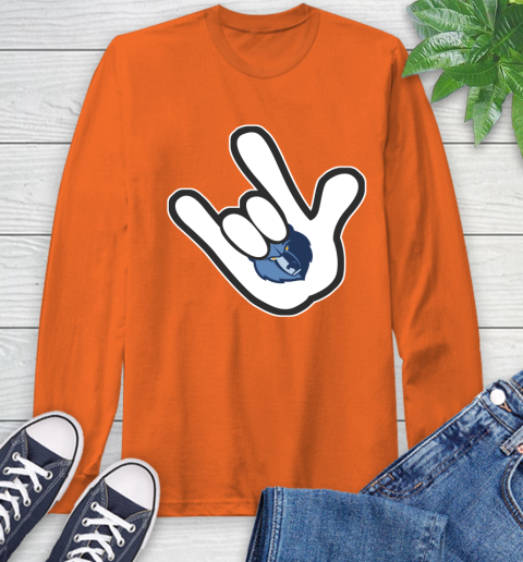 Memphis Grizzlies NBA Basketball Mickey Rock Hand Disney Long Sleeve T-Shirt 5