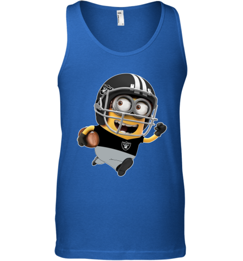 NFL Oakland Raiders Minions Disney Football Sports ktE0SjpICtS unisex tank 17 95 151514 front royal