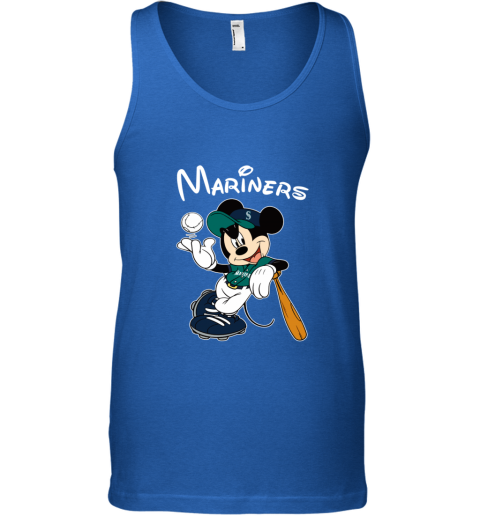 Baseball Mickey Team Seattle Mariners Youth T-Shirt 