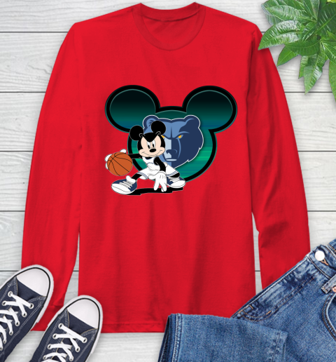 NBA Memphis Grizzlies Mickey Mouse Disney Basketball Long Sleeve T-Shirt 10