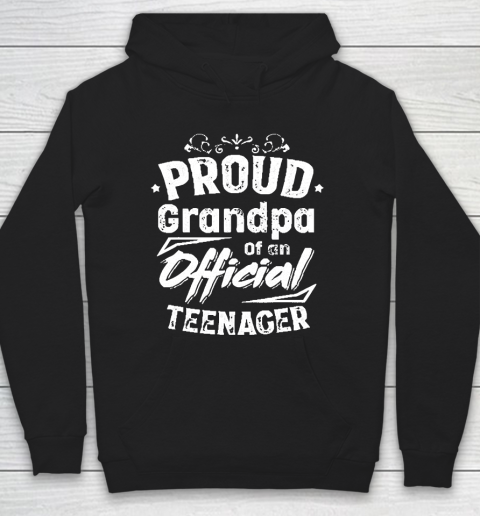Grandpa Funny Gift Apparel  Proud Grandpa Of An Official Nager Father's Hoodie