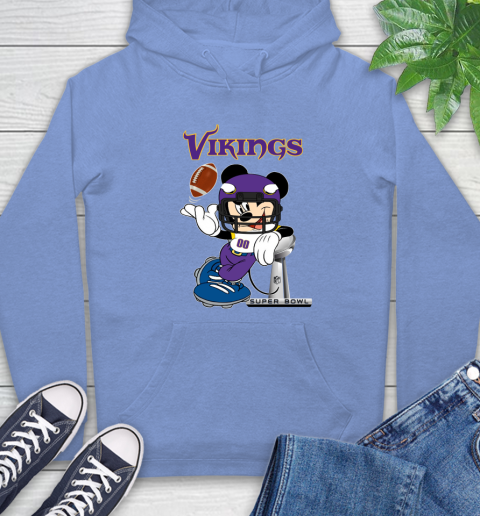 NFL Minnesota Vikings Mickey Mouse Disney Super Bowl Football T Shirt Hoodie 11