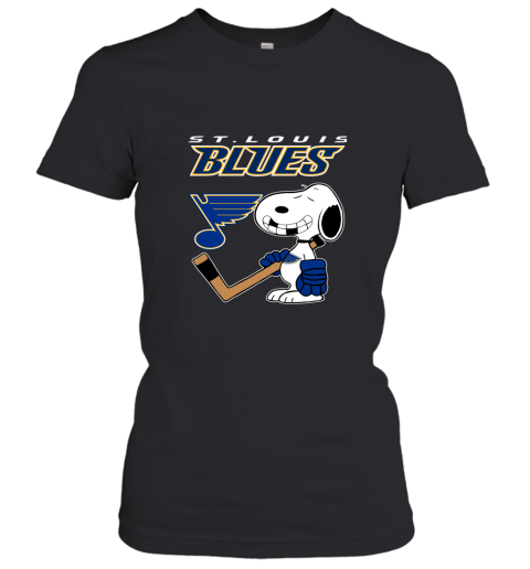 St. Louis Blues Ice Hockey Broken Teeth Snoopy NHL Women's T-Shirt