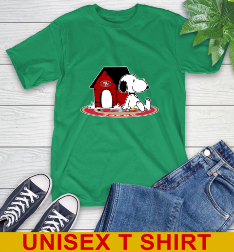 NFL Football San Francisco 49ers Snoopy The Peanuts Movie Shirt T-Shirt 7