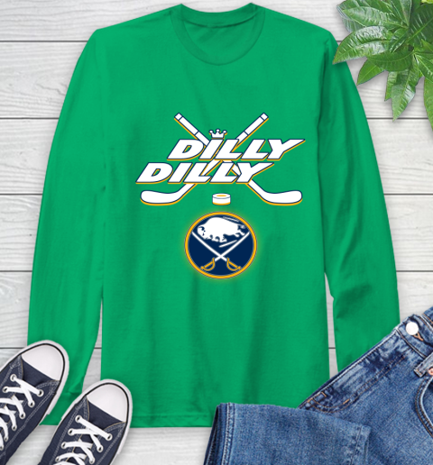 NHL Buffalo Sabres Dilly Dilly Hockey Sports Long Sleeve T-Shirt 8 NHL Buffalo Sabres Dilly Dilly Hockey Sports Long Sleeve T-Shirt - Image 8
