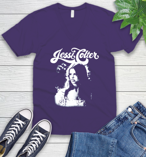 Jessi Colter V-Neck T-Shirt 9