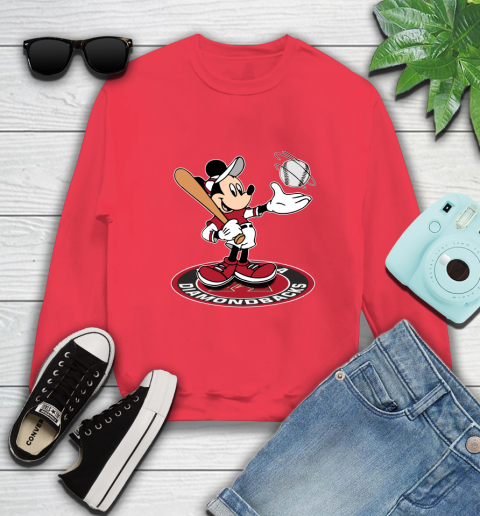 MLB Baseball Arizona Diamondbacks Cheerful Mickey Disney Shirt Sweatshirt 10