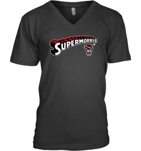 NC State Football Super MJ Morris V-Neck T-Shirt