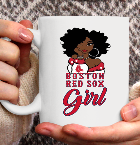 Boston Red Sox Girl MLB Ceramic Mug 11oz 2