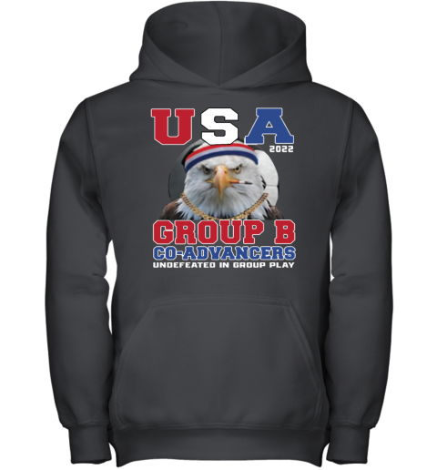 Barstool Sports Undefeated USA 2022 Group Co-Advancers Black Youth Hoodie