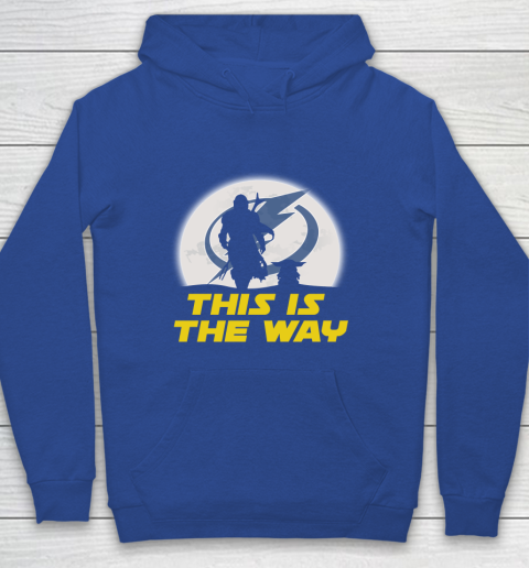 Tampa Bay Lightning NHL Ice Hockey Star Wars Yoda And Mandalorian This Is The Way Youth Hoodie 6