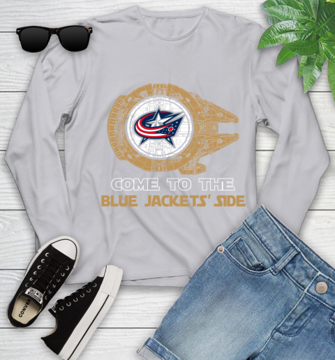 NHL Come To The Columbus Blue Jackets Wars Hockey Sports Youth Long Sleeve 5