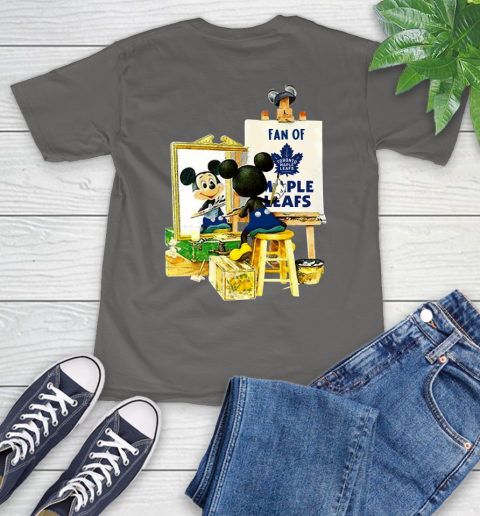 NHL Hockey Toronto Maple Leafs Mickey Drawing Shirt 11