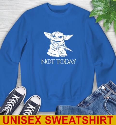 Not Today Game Of Thrones Star Wars Baby Yoda Shirt 35