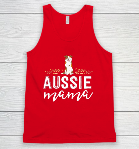 Dog Mom Shirt Aussie Mama Dog Mom Shirt For Women Australian Shepherd Tank Top 5