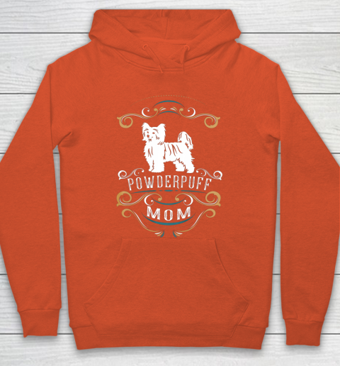 Dog Mom Shirt Powderpuff Mom Chinese Crested Dog Hoodie 3
