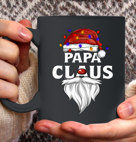 Papa Claus Shirt Christmas Pajama Family Matching Xmas Ceramic Mug 11oz
