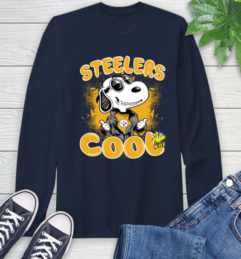 NFL Football Pittsburgh Steelers Cool Snoopy Shirt Long Sleeve T-Shirt 3