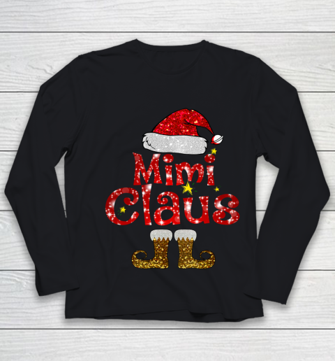Funny Santa Mimi Claus Merry Christmas Youth Long Sleeve