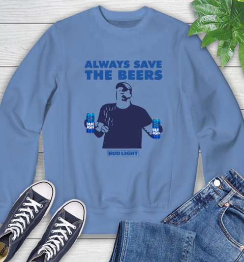 Always Save The Bees Beers Bud Light Jeff Adams Beers Over Baseball Sweatshirt 8