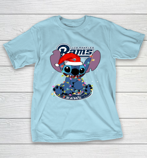 Los Angeles Rams NFL Football noel stitch Christmas T-Shirt 10