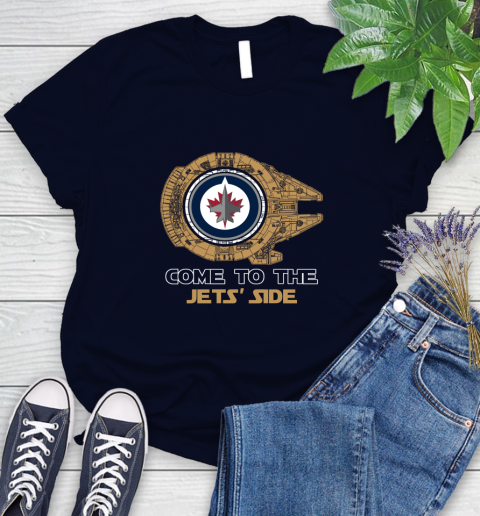 NHL Come To The Winnipeg Jets Wars Hockey Sports Women's T-Shirt 2