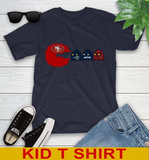 San Francisco 49ers NFL Football Pac Man Champion Youth T-Shirt 3
