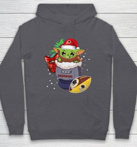 Washington Redskins Christmas Baby Yoda Star Wars Funny Happy NFL Hoodie 7