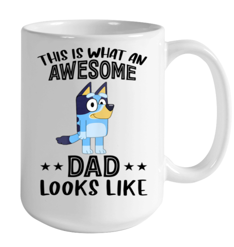 Funny Bluey Bandit This Is What An Awesome Dad Looks Like Shirt