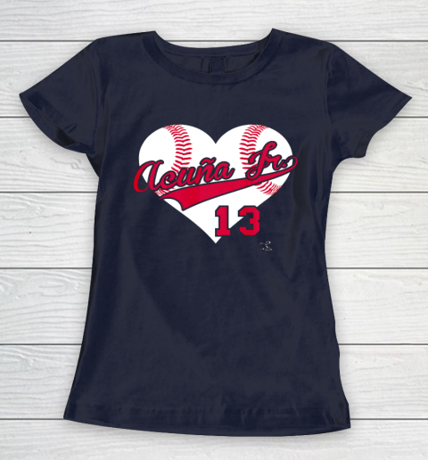 Ronald Acuna Jr Baseball Heart Gameday Women's T-Shirt 2