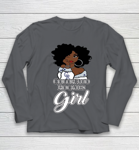 Colorado Rockiess Girl MLB Youth Long Sleeve 8