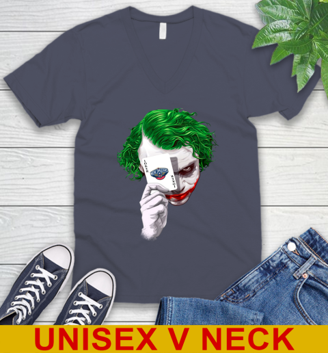 New Orleans Pelicans NBA Basketball Joker Card Shirt V-Neck T-Shirt 7