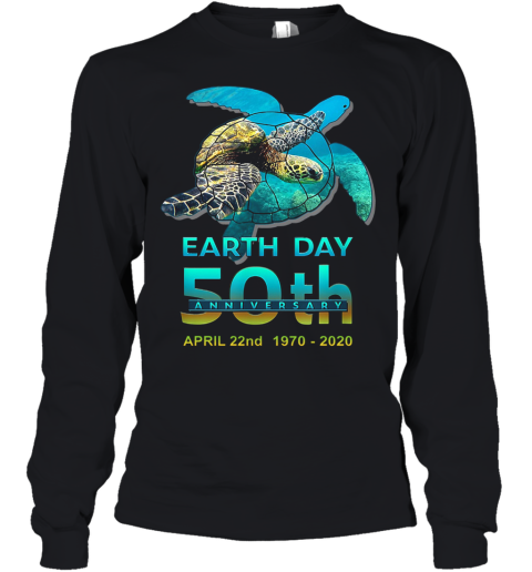 Earth Day 50Th Anniversary April 22Nd 1970 2020 Signatures Youth Long Sleeve