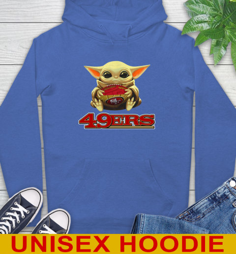 NFL Football San Francisco 49ers Baby Yoda Star Wars Shirt Hoodie 9