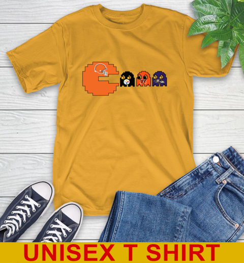 Cleveland Browns NFL Football Pac Man Champion T-Shirt 3