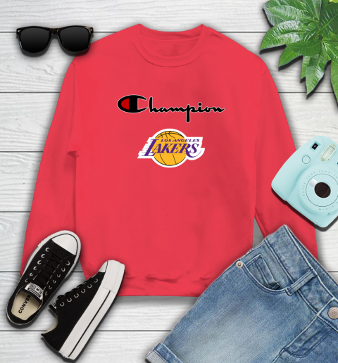 NBA Basketball Los Angeles Lakers Champion Shirt Sweatshirt 7