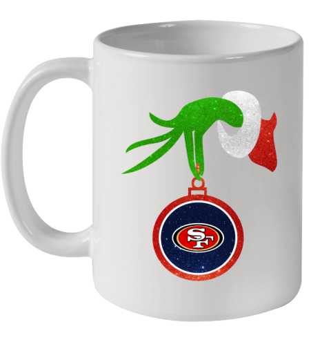 San Francisco 49ers Grinch Merry Christmas NFL Football Ceramic Mug 11oz