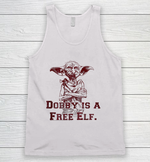 Kids Harry Potter Dobby Is A Free Elf Portrait Tank Top