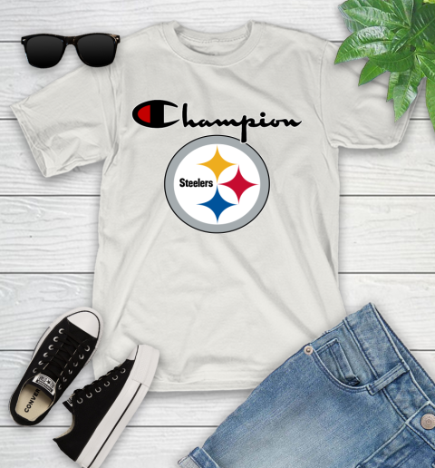NFL Football Pittsburgh Steelers Champion Shirt Youth T-Shirt 11