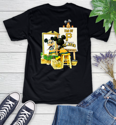 MLB Baseball Pittsburgh Pirates Mickey Drawing Shirt 72