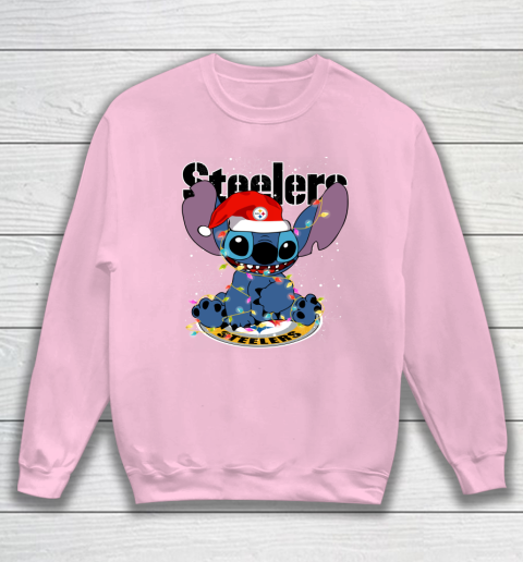 Pittsburgh Steelers NFL Football noel stitch Christmas Sweatshirt 5