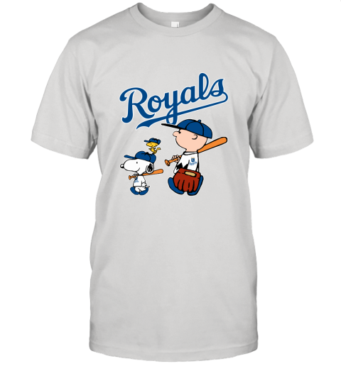 Kansas City Royalslet's Play Baseball Together Snoopy MLB Shirt