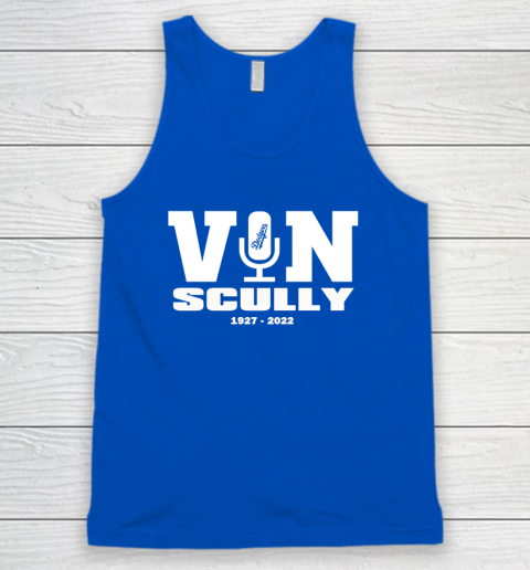 Vin Scully Microphone 1927 2022 Tank Top 3