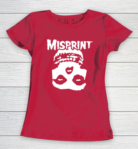 Misprint Skull Funny Misfit Women's T-Shirt - Image 8