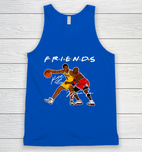 Michael Jordan And Kobe Bryant Friends Signatures Tank Top 4