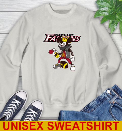 Atlanta Falcons NFL Football Mickey Peace Sign Sports Sweatshirt 12