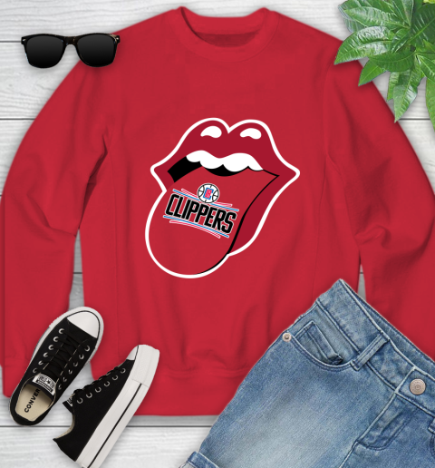 LA Clippers NBA Basketball Lips I Root For My Team Adoring Fan 123