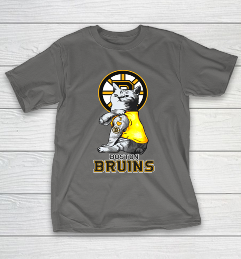 NHL My Cat Loves Boston Bruins Hockey T-Shirt 8