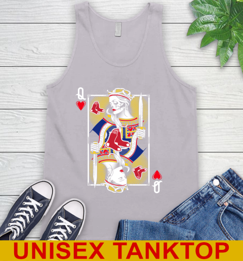 MLB Baseball Boston Red Sox The Queen Of Hearts Card Shirt Tank Top 3
